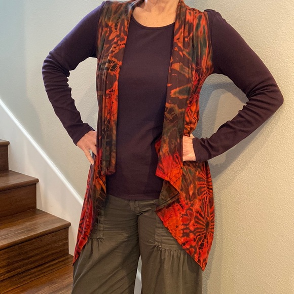 Vintage ANANTARA boho fire vest NWOT festival fairycore Labyrinth Legend - Picture 6 of 16